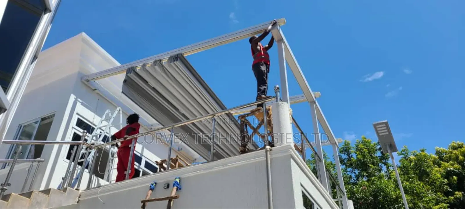 Automatic Retractable Pergola