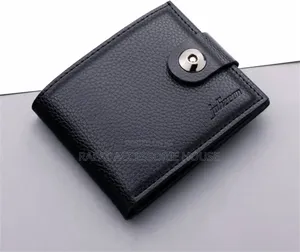 Pure Leather Original Mens Wallet-black