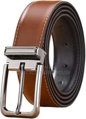Pure Leather Gental Men Original Belt-Brown