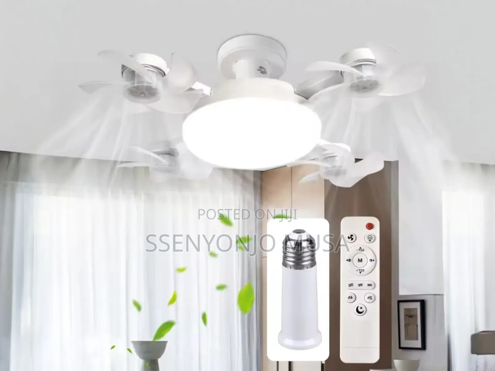Drone Led 40w Ceiling Fan Light – E27, Remote Control, Dimmable,265v