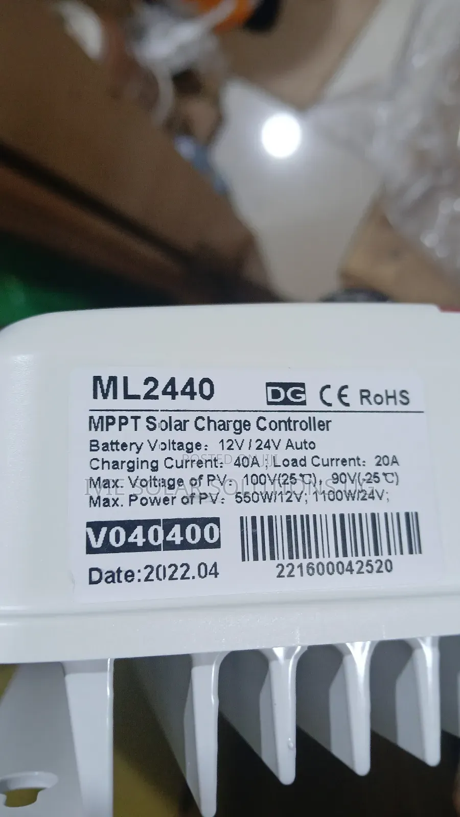 40a Srne MPPT Charge Controller