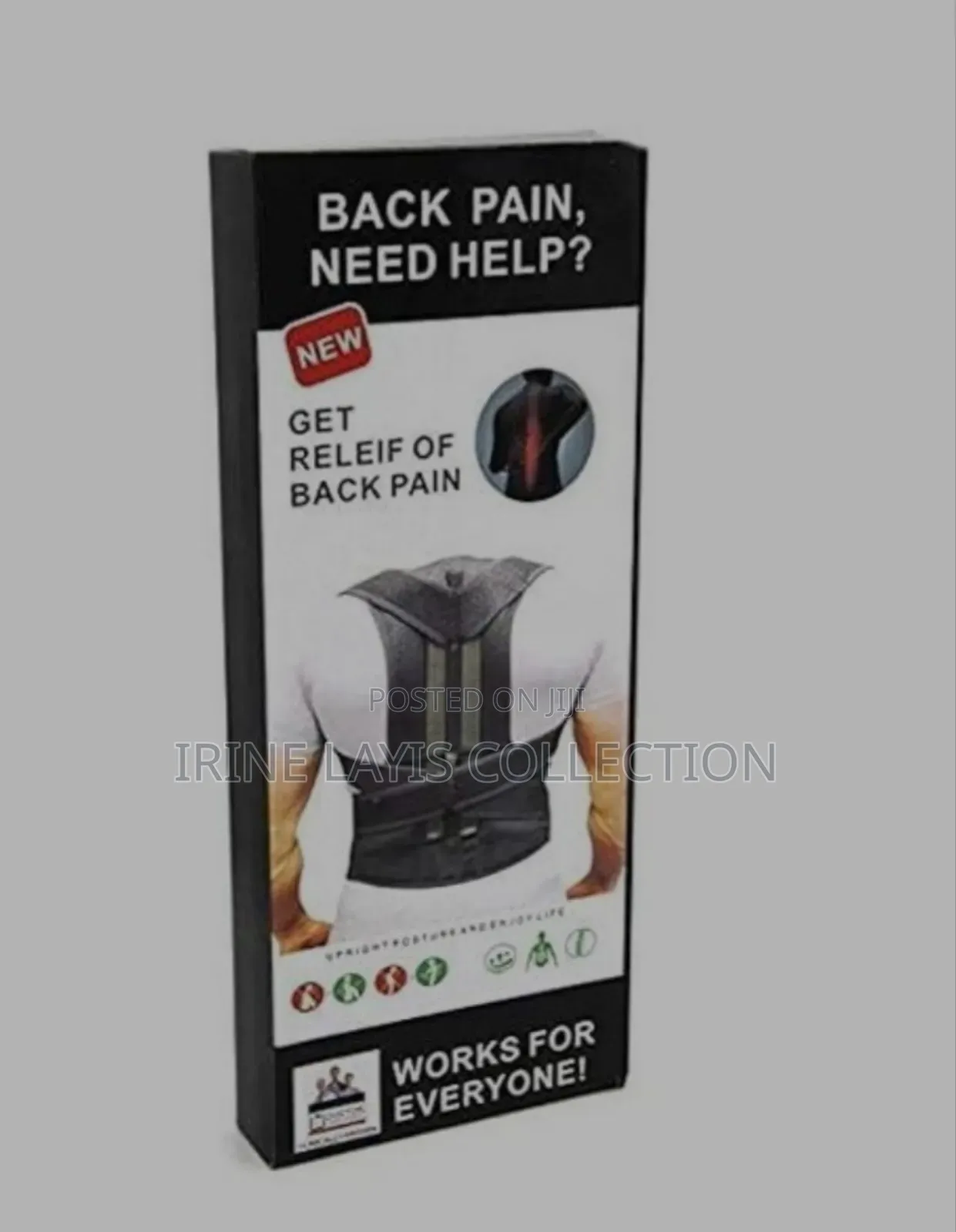 Adjustable Back Posture Corrector And Support Belt