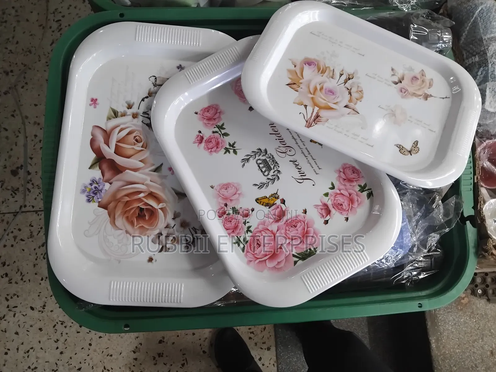 Melamine Tray 3pc