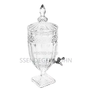 Decorative Glass Beverage Dispenser