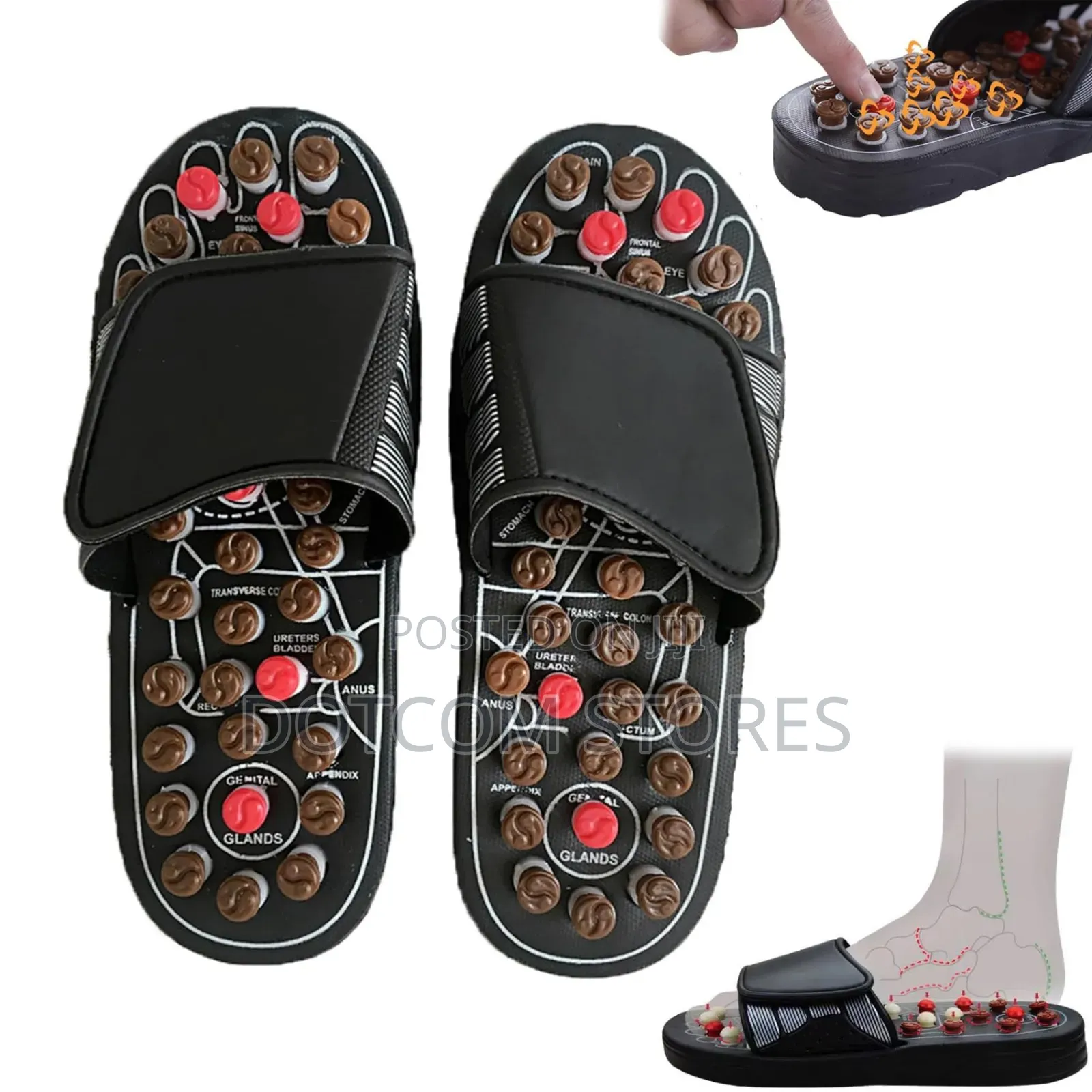 Multi Sizable Acupressure Massage Slippers