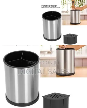 Modern Stainless Steel Kitchen Utensil and Chopstick Holder