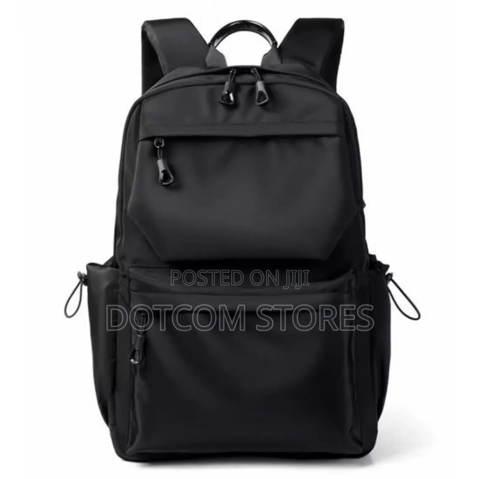 Sleek, Black Travel Backpack Bag