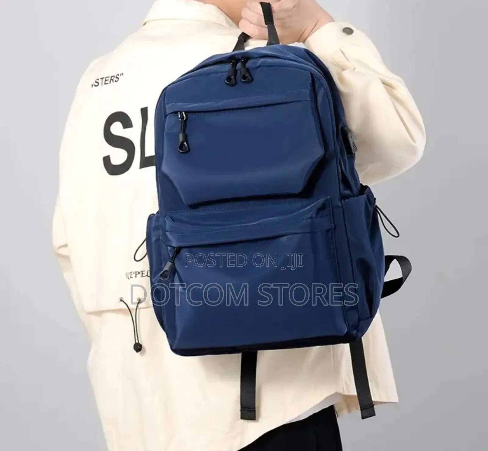Sleek, Black Travel Backpack Bag