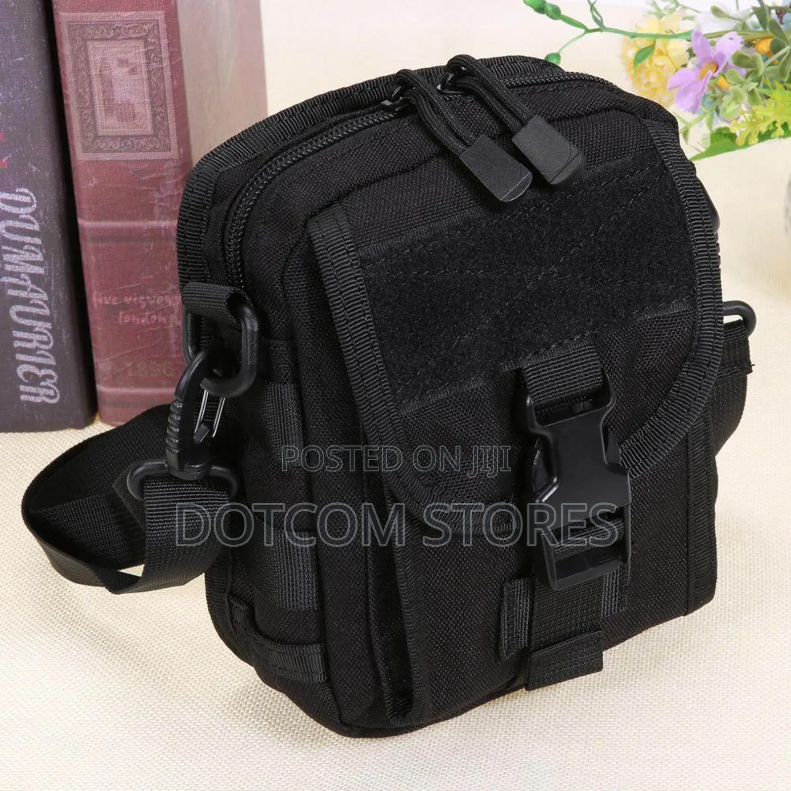 Carrytrip Tactical Multipurpose Black Sling Bag