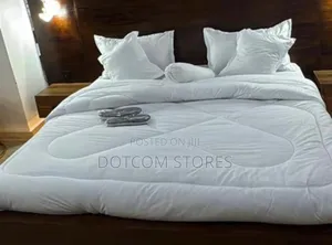 10pcs Plain White Egyptian Cotton Duvet Set.