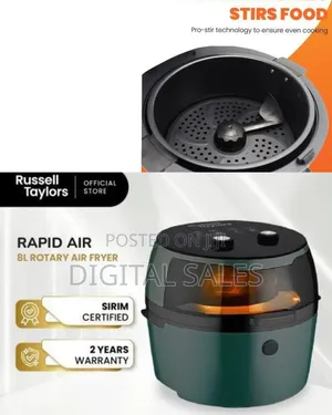 Rapid Air Rotary Air Fryer - Multicolor