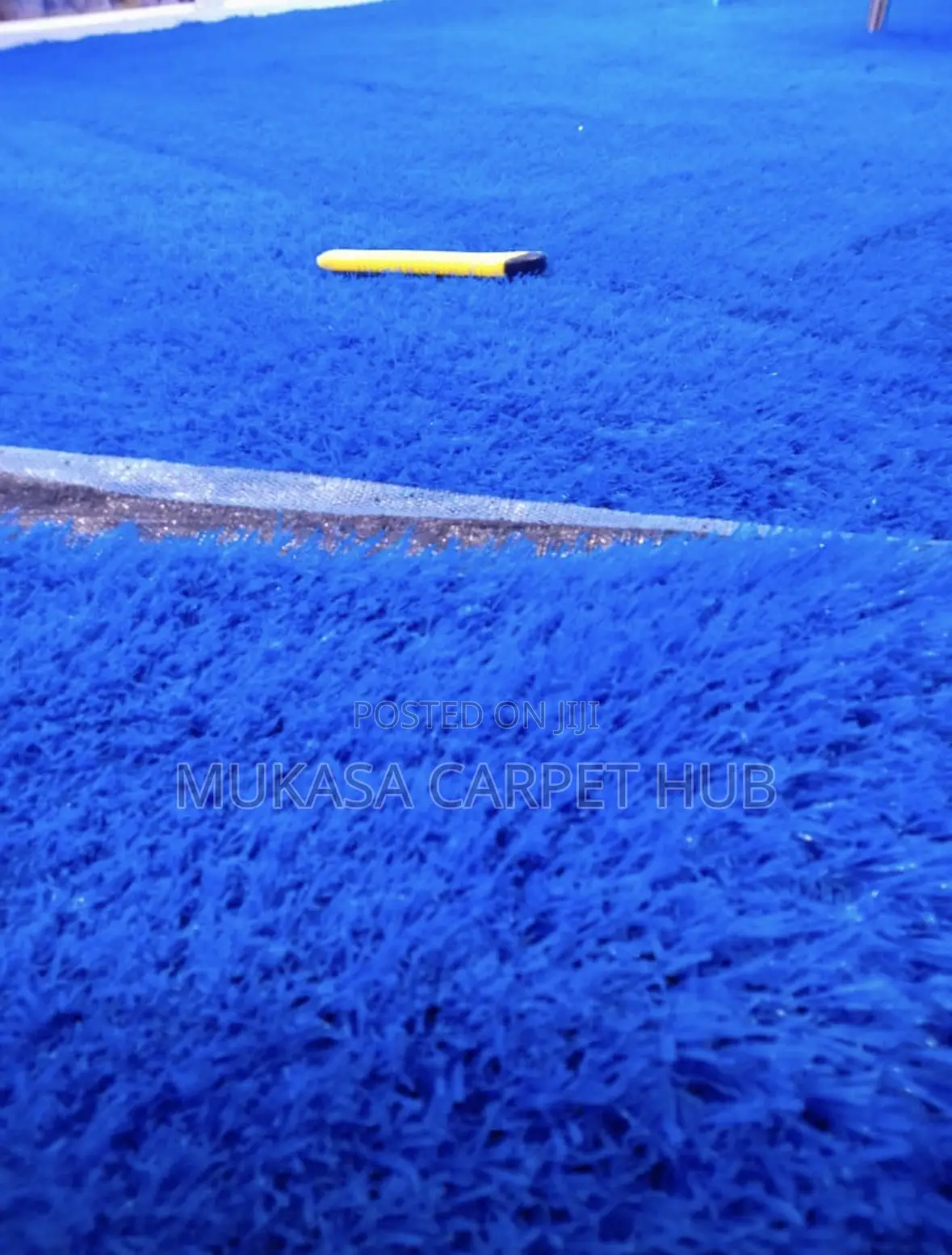 Blue Decorative Grass Carpet – Stylish Turf Flooring
