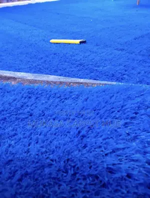 Blue Decorative Grass Carpet – Stylish Turf Flooring