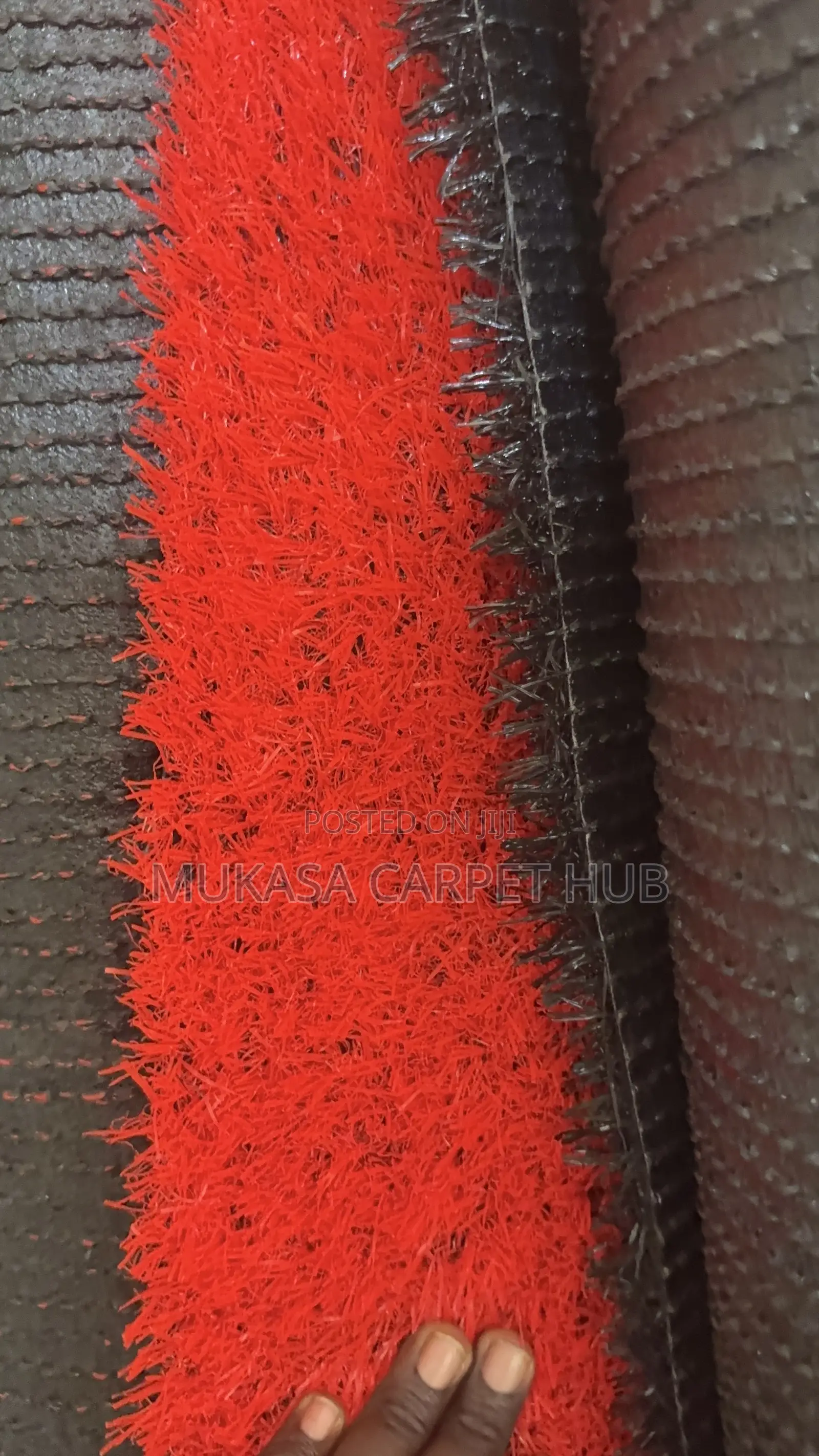 Soft Red Grass Carpet – Modern Artificial Turf