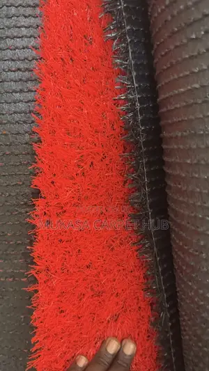 Soft Red Grass Carpet – Modern Artificial Turf