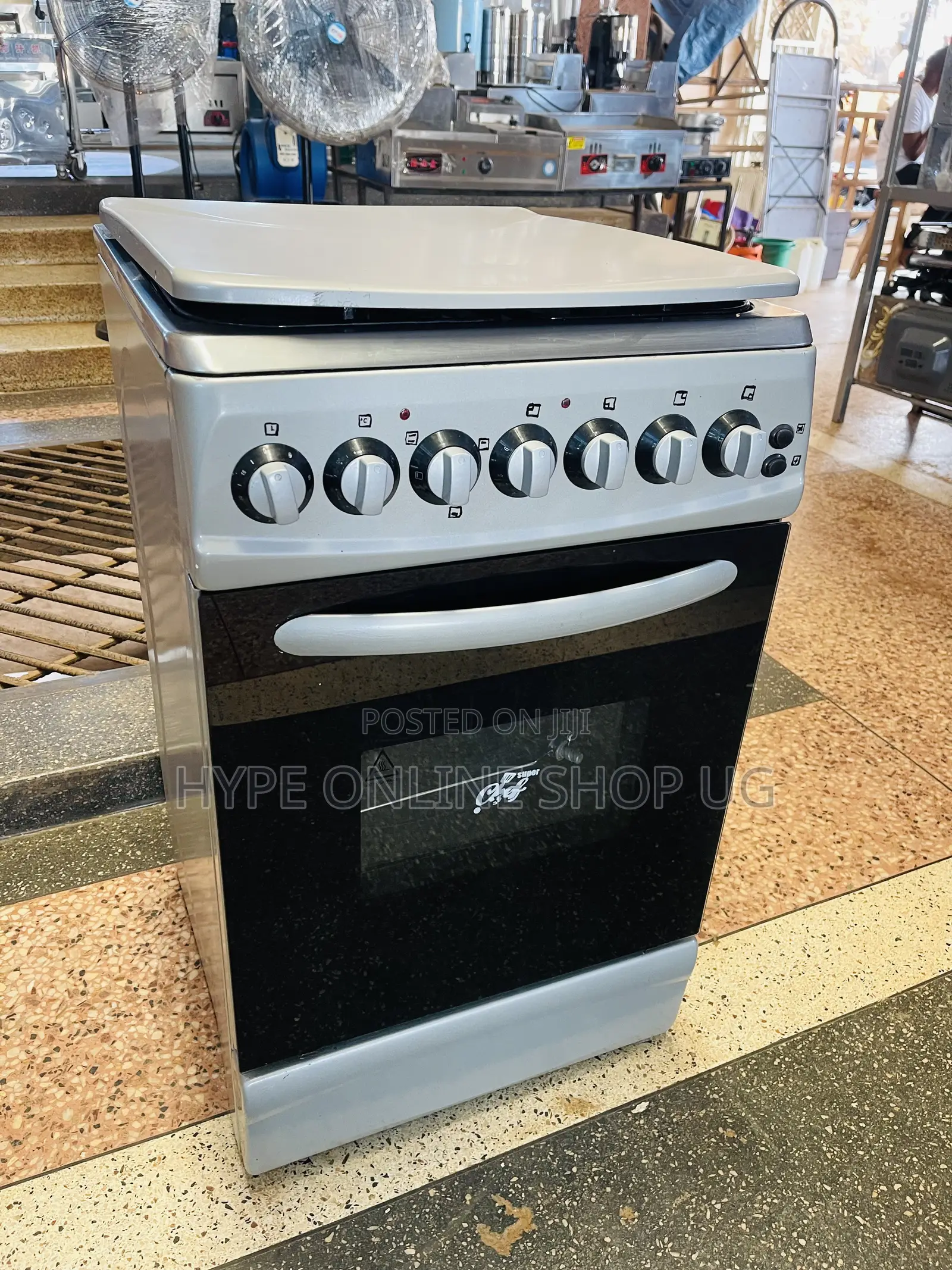 Commercial 3+1 Electric 7nobs Superchef Imported Used Cooker 007