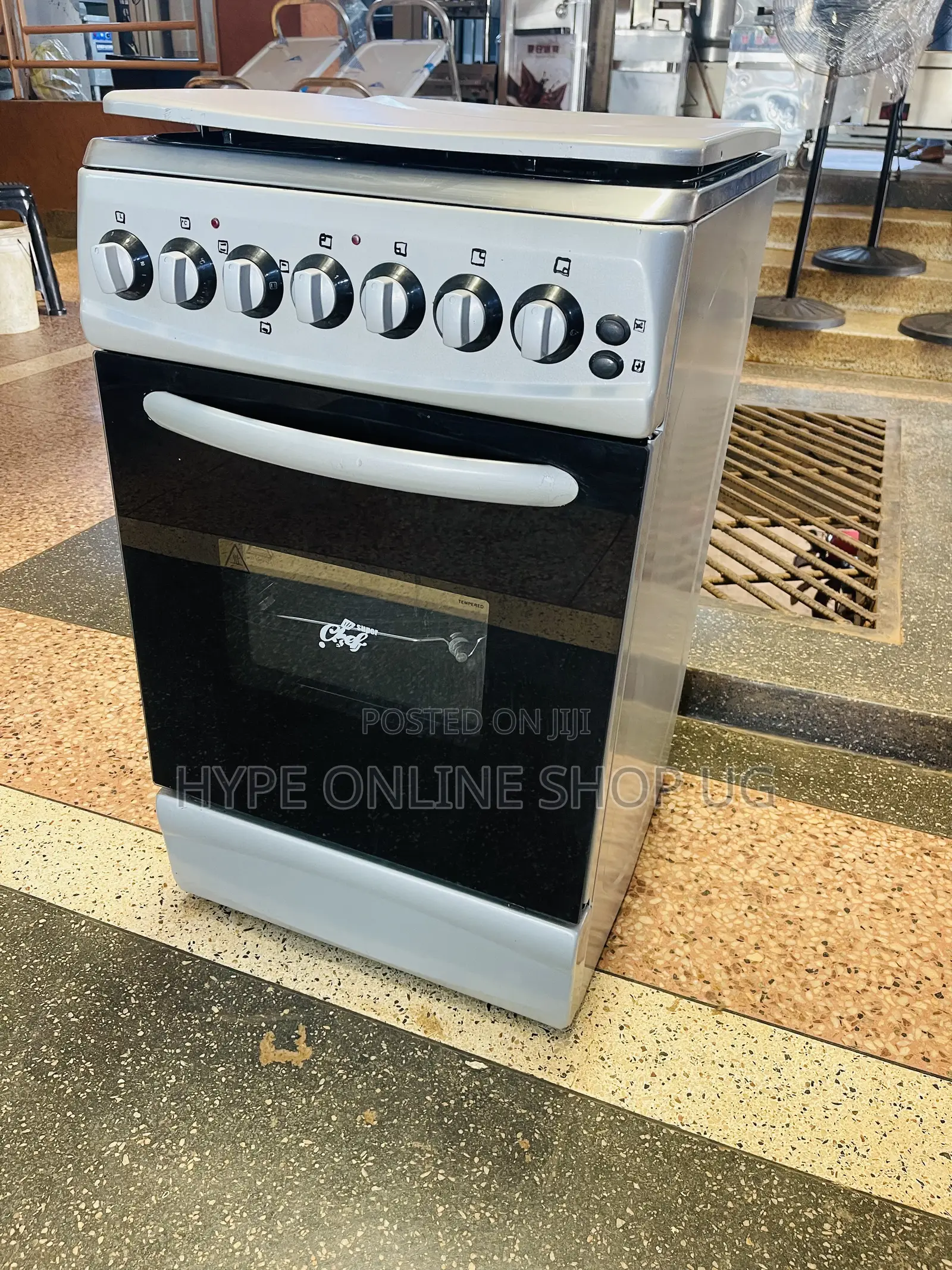 Commercial 3+1 Electric 7nobs Superchef Imported Used Cooker 007