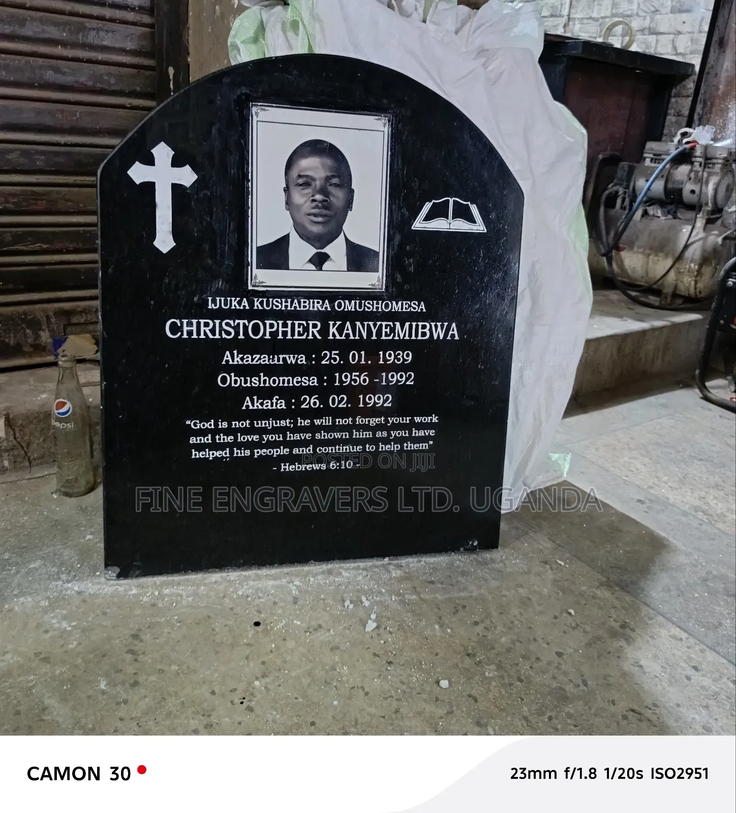 Headstone for Grave and Foundation Stone