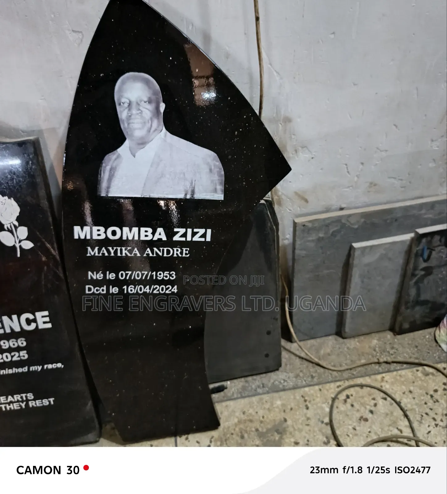 Headstone for Grave and Foundation Stone