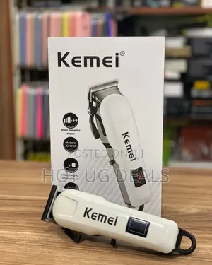 Kemei Rechargeable Hair Clipper Machine Professional With Lcd Display