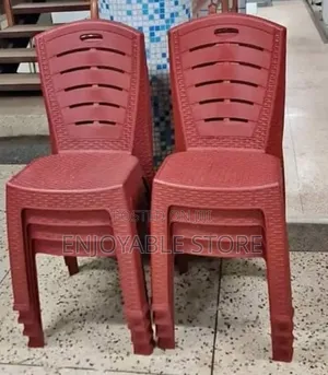 Maroon Plastic Chairs