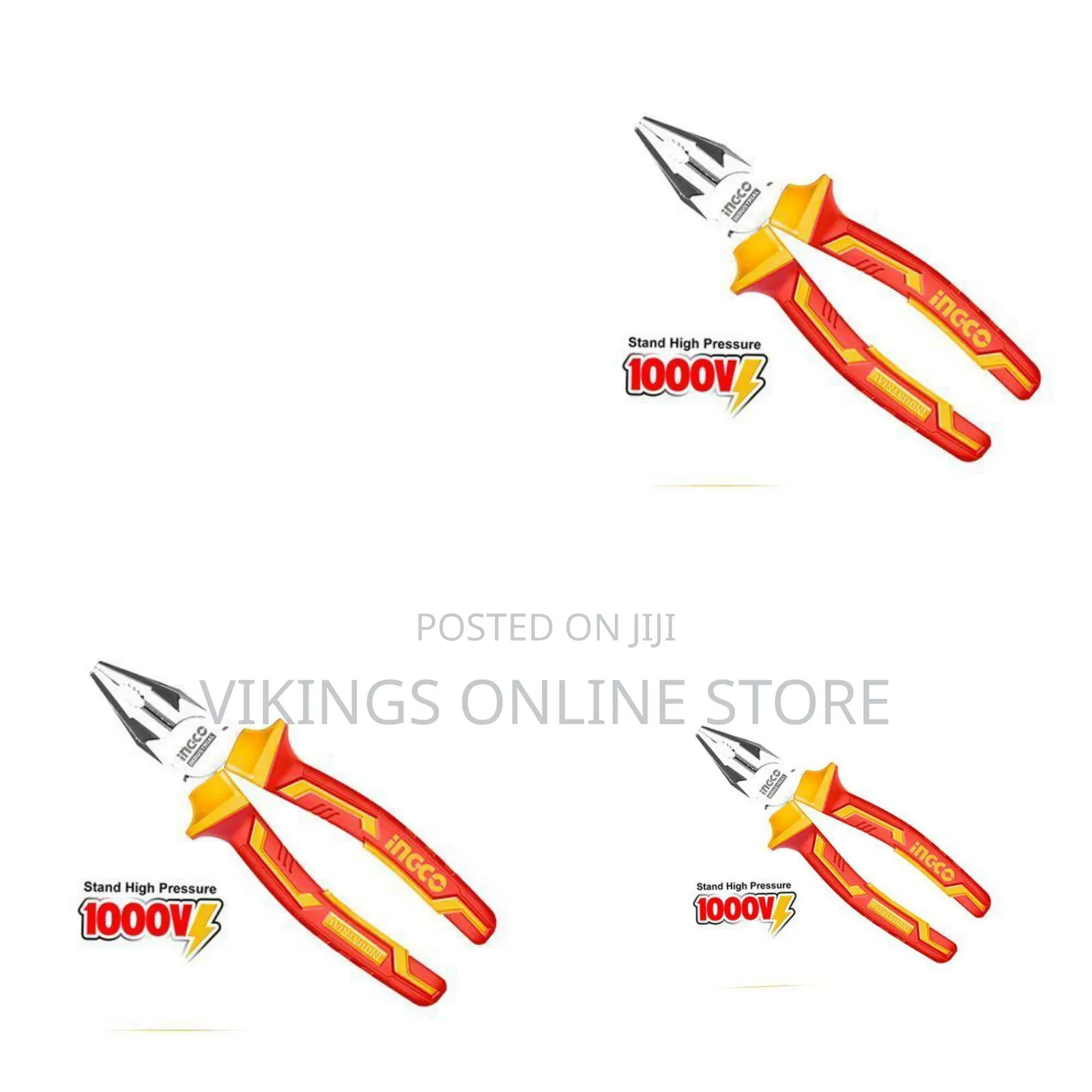 Ingco Insulated Combination Pliers - Red