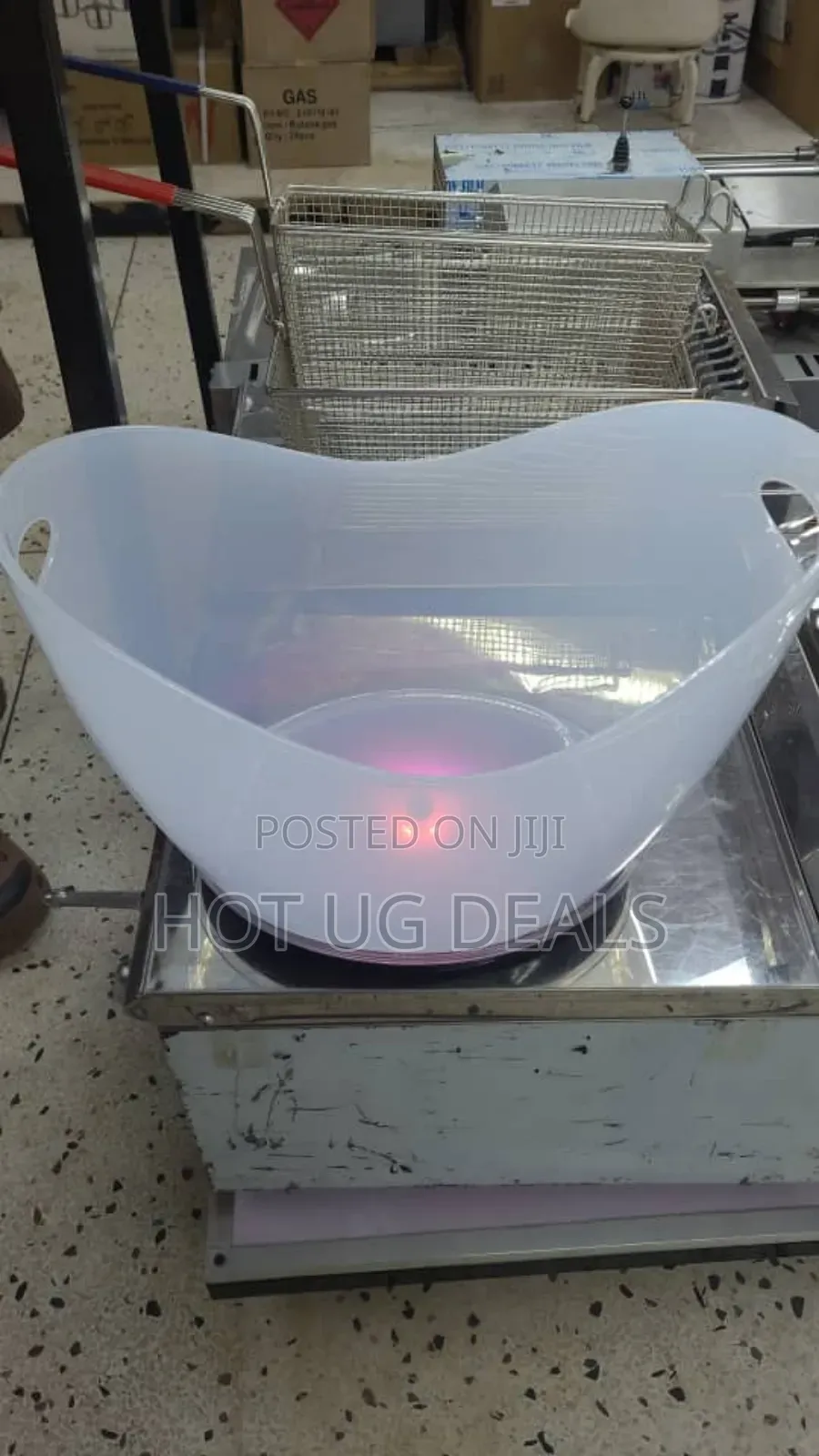 Transparent Ice Bucket Colorful Led Light Gradient For Bar Wine
