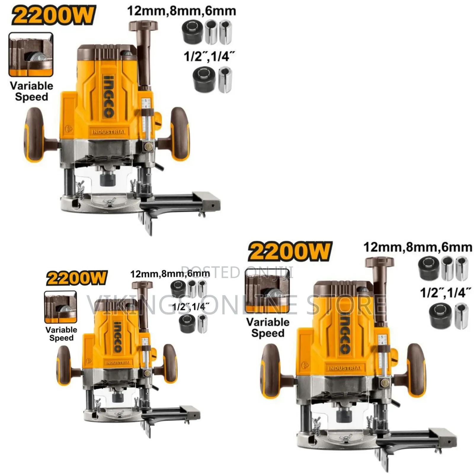Ingco Rt22008 - Electric Router - Orange