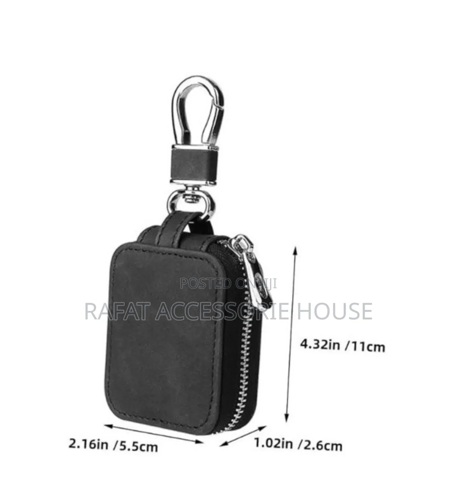 Unique Leather Original Airpods Protective Zip Case