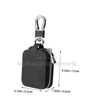 Unique Leather Original Airpods Protective Zip Case