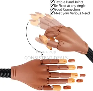 Nail Hand Practice-flexible Movable Practice Hand
