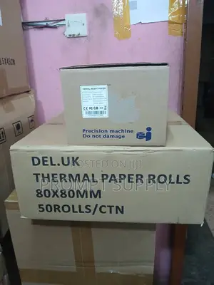 Thermal Printer Roll 80x80mm (Pack of 50 Rolls) Plus Thermal Printer