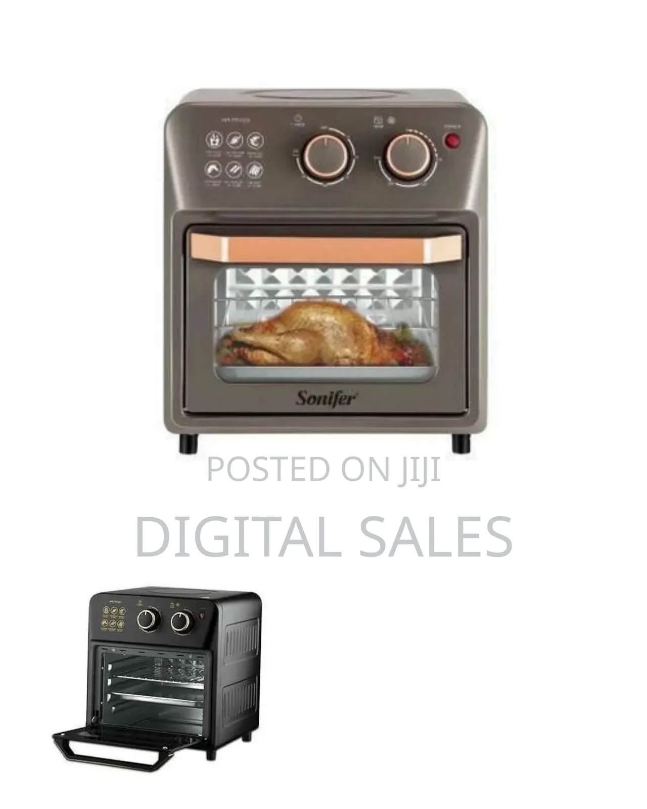 Sonifer Multi-Function Air Fryer and Convection Oven, 11l
