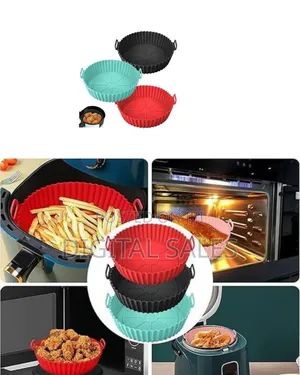 Reusable Silicone Air Fryer Liners / Baskets - Mess-Free Air Fryer