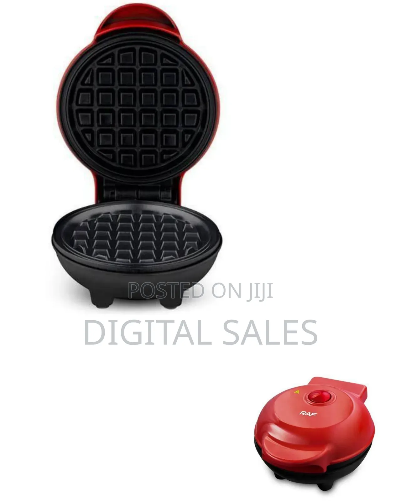 Raf Compact Non-Stick Mini Waffle Maker##