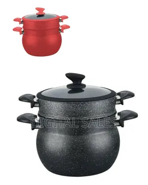 Two-Tier Non-Stick Steamer and Cooking Pot Set