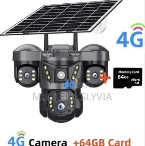 3lens Solar Camera V380 Pro 50xzoom Water/Heat Resistant