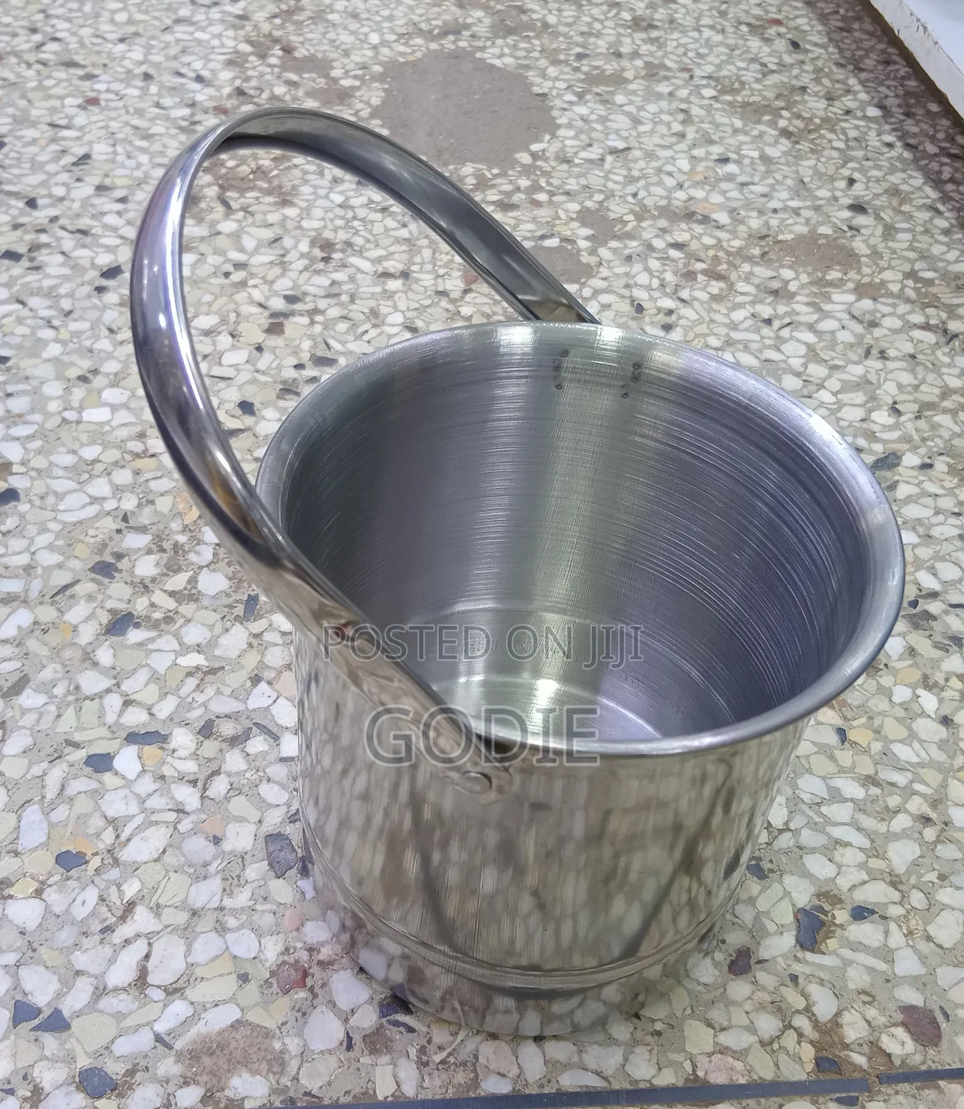 Stainless Steel Ice Bucket With a Handle,