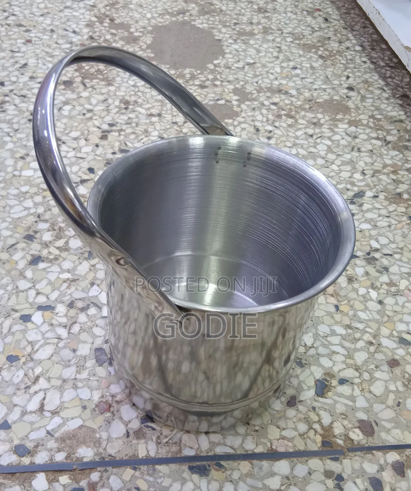 Stainless Steel Ice Bucket With a Handle,