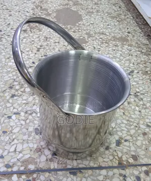 Stainless Steel Ice Bucket With a Handle,