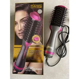 Hot Air Blower  Curler One Step Hair Straightener Blower  Hair Dryer