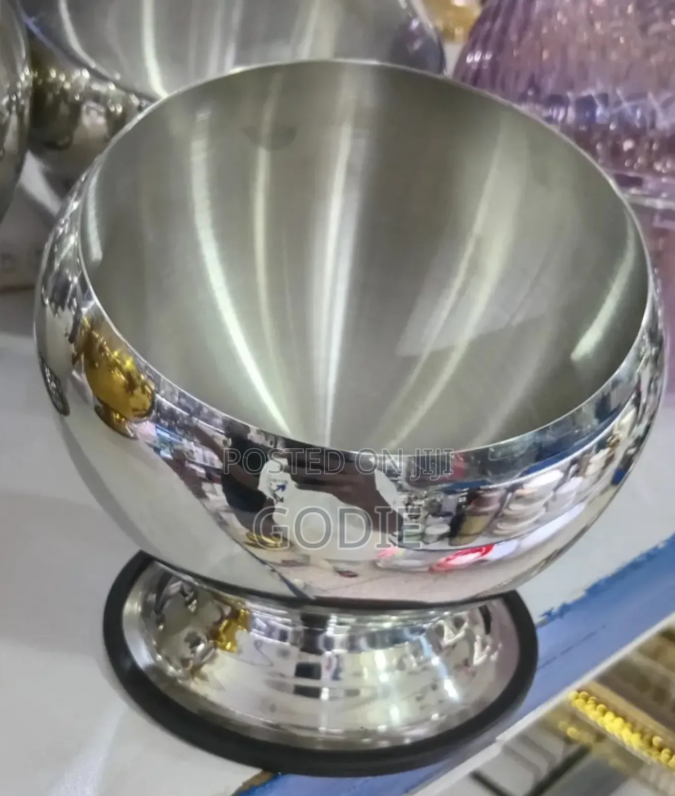 Stainless Steel Slanted Bowl/ Ice Bucket