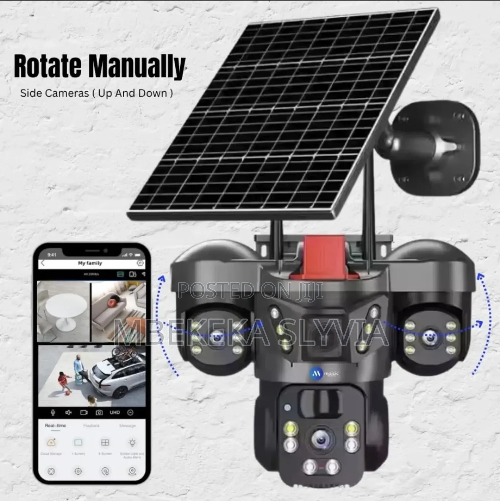 4g Solar - Powered Security Camera