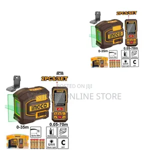 Ingco Laser Level and Distance Measuring Kit