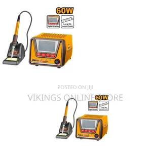 Ingco Digital Display Soldering Station 60w - Orange / Black