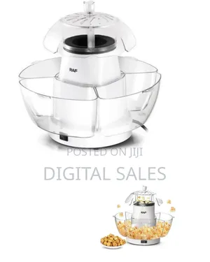Raf Efficient Hot Air Popcorn Maker With Integrated Serving Bowl