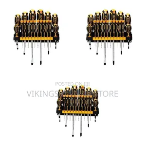 Ingco 18 PCS Screwdriver and Precision Screwdriver Set-Black