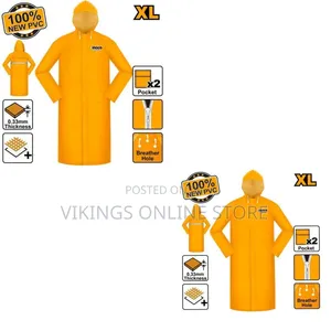 Ingco Hrctl031.Xl - Rain Coat - Orange
