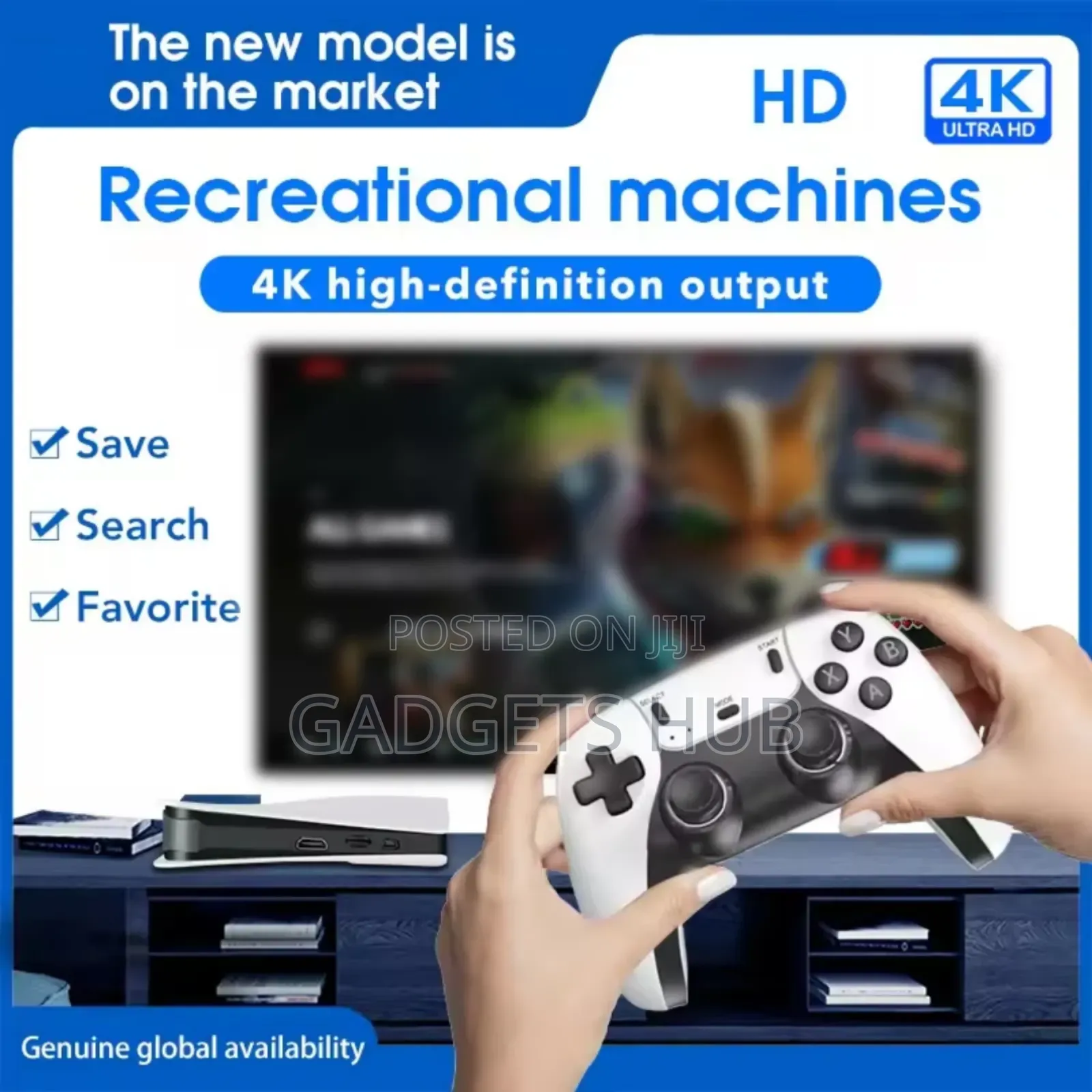 3d Game Stick 64gb 40000+ Game Wireless Control Play Station
