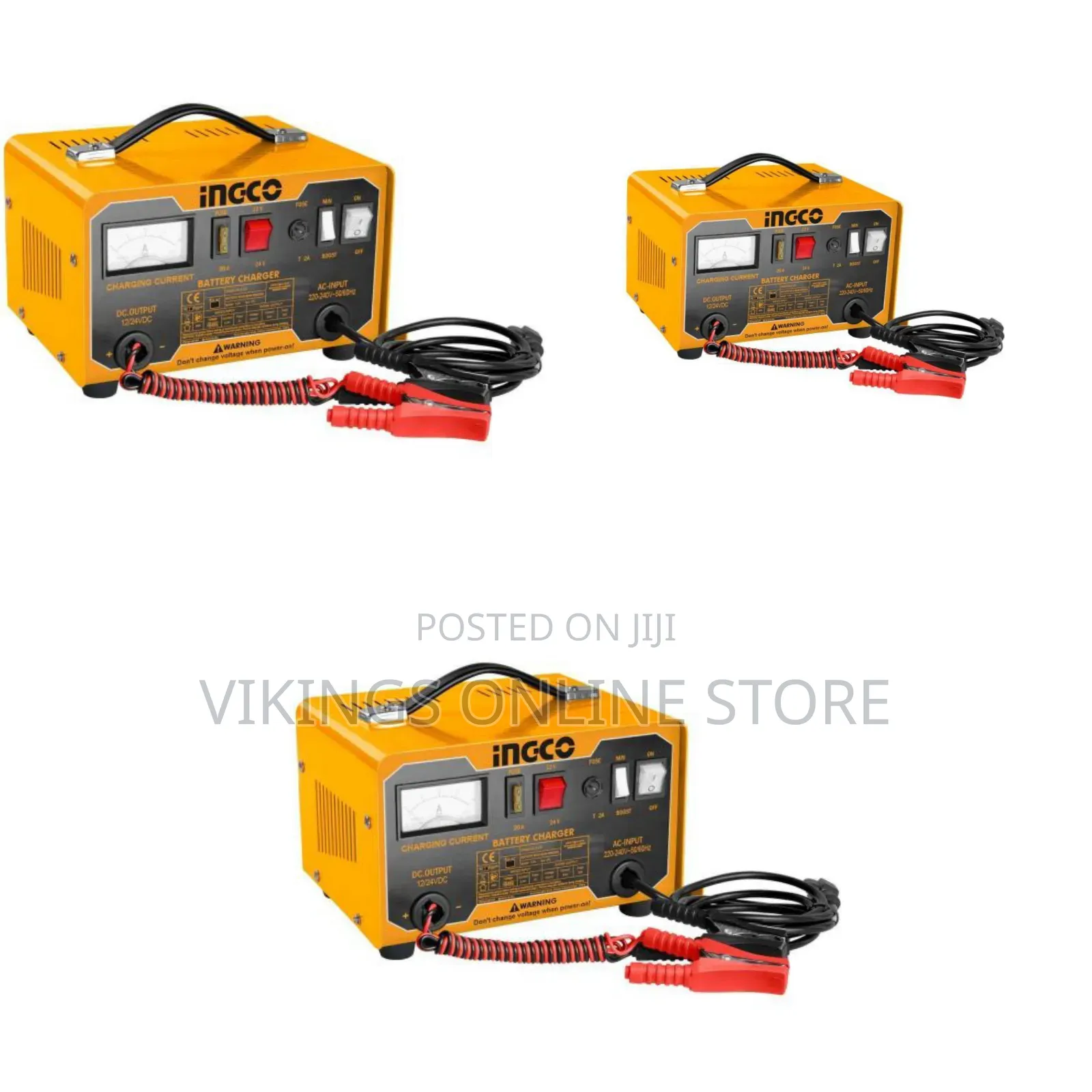 Ingco Ing-Cb1601 - Battery Charger - Orange